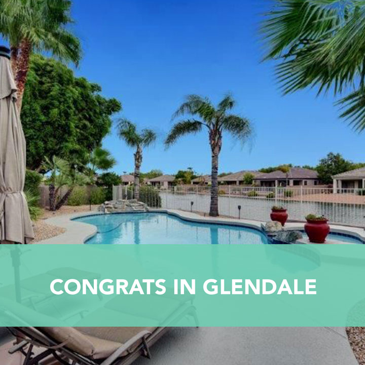 Another home purchased with the Glass Sabetta Team in Glendale, AZ